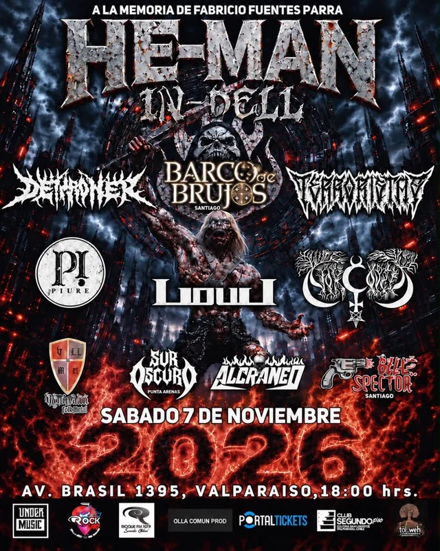 Regresa He-Man Fest En Club Segundo Piso, Valparaíso
