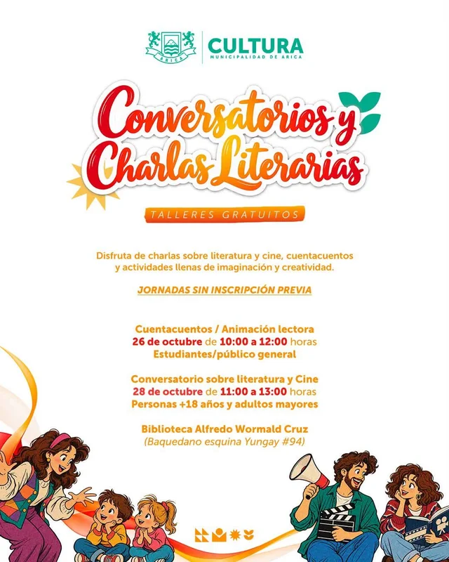 Conversatorios y Charlas Literarias