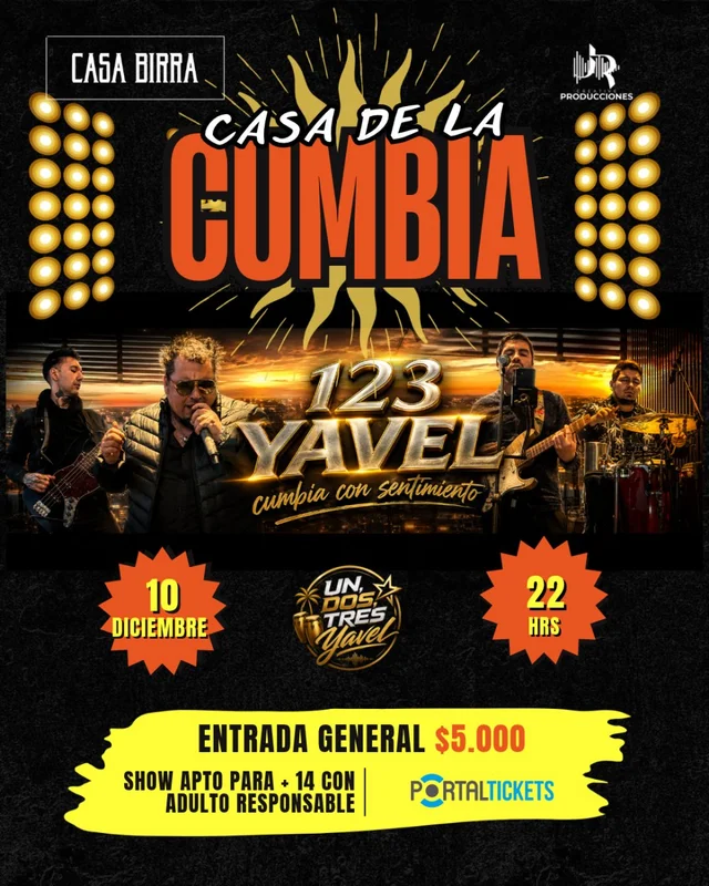 Cumbia Con Sentimiento: 123 Yavel En Vivo En Casa Birra, Temuco