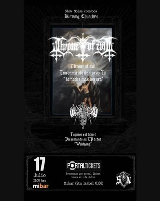 Burning Churches: Throne Of Evil + Tagirion Est Tiferet En Mibar