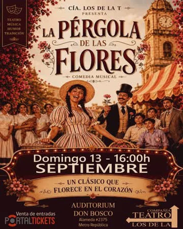 La Pérgola De Las Flores En Auditorium Don Bosco - Domingo 13 De Septiembre
