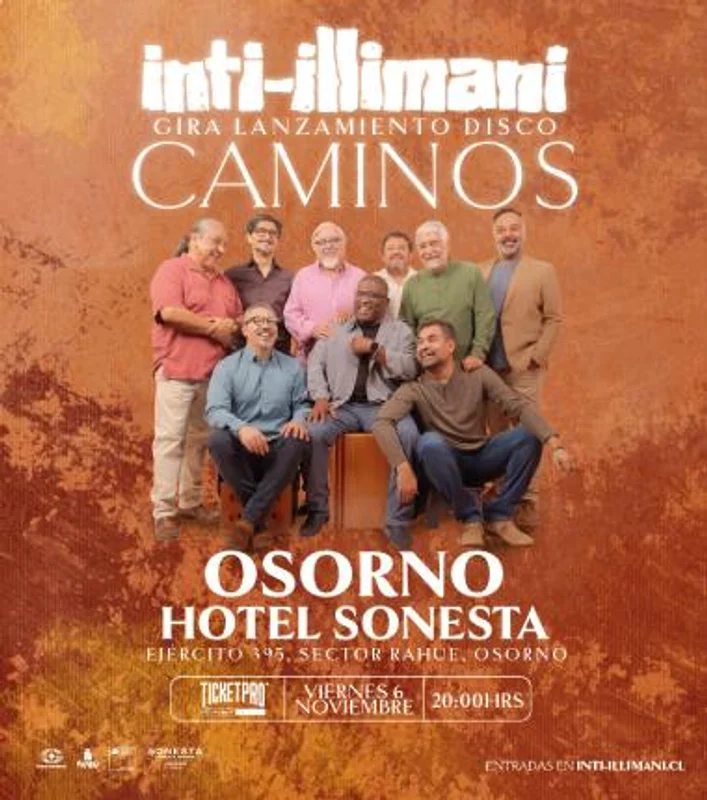 Inti-Illimani Gira Lanzamiento Disco Caminos - Osorno.