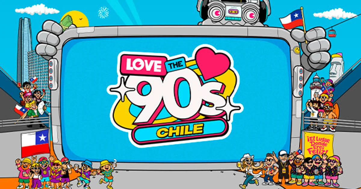 LOVE THE 90'S en Espacio Riesco