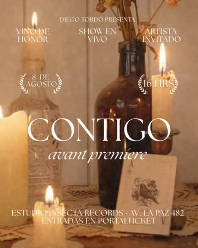 Diego Tordo Presenta Contigo: Avant Premiere En Estudio Insecta Records