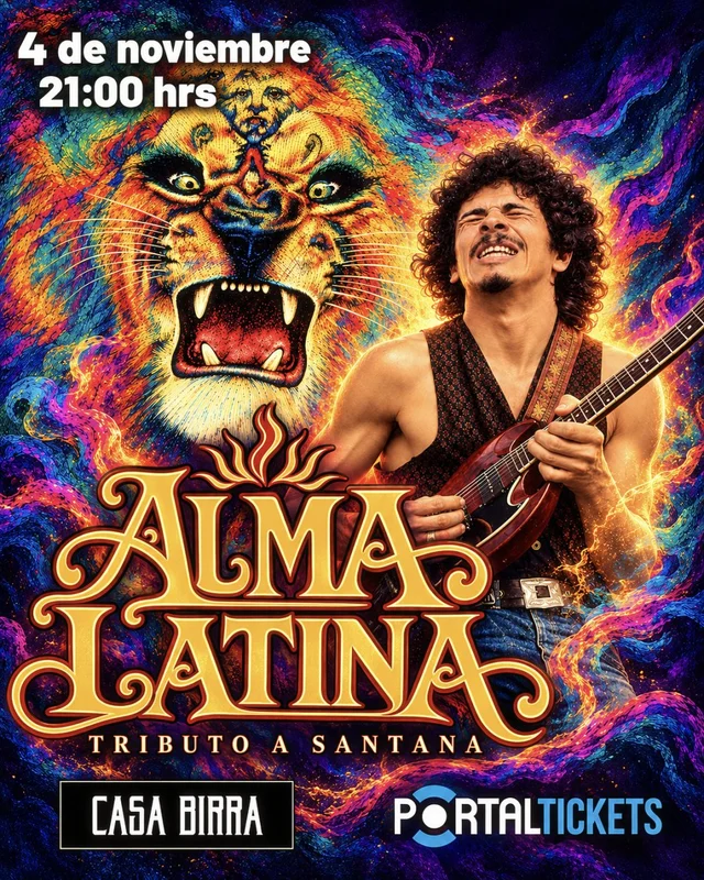 Alma Latina: Tributo A Santana En Casa Birra, Temuco