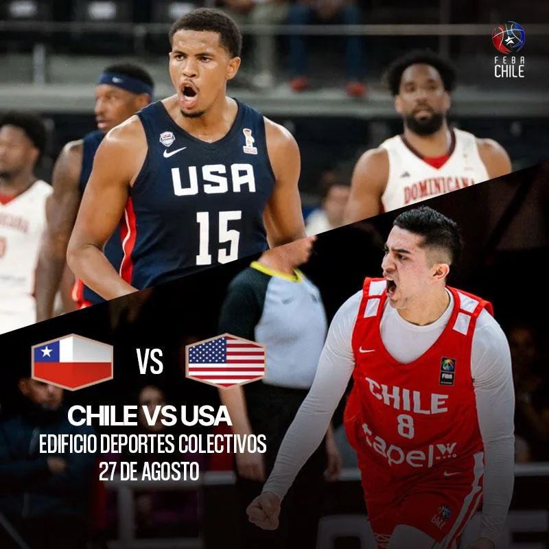 CLASIFICATORIO MUNDIAL 2027 ▪︎ CHILE vs USA BASKET