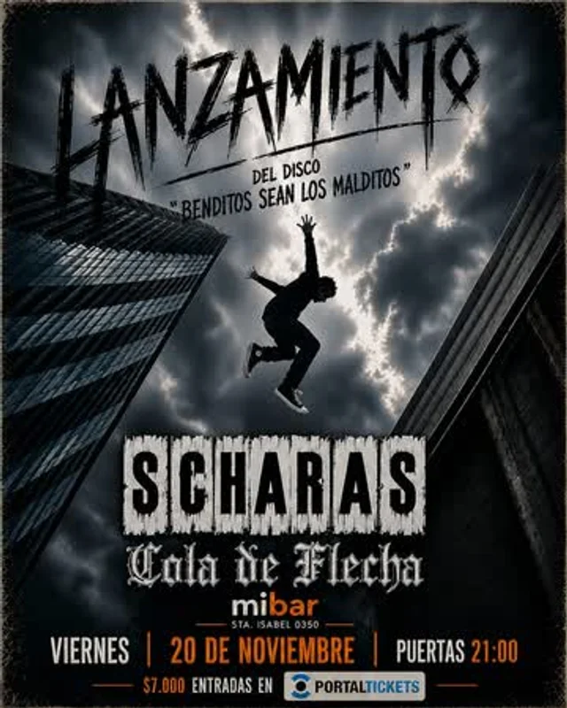 Scharas: Lanzamiento Disco Benditos Sean Los Malditos En Mibar