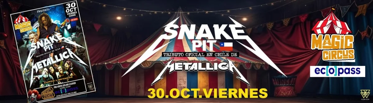 🔥 Snake Pit – Tributo Oficial En Chile A Metallica 🤘