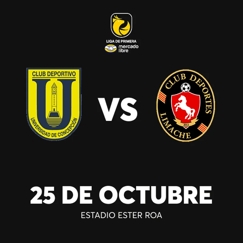 Universidad de Concepción vs Limache - Liga de Primera Mercado Libre