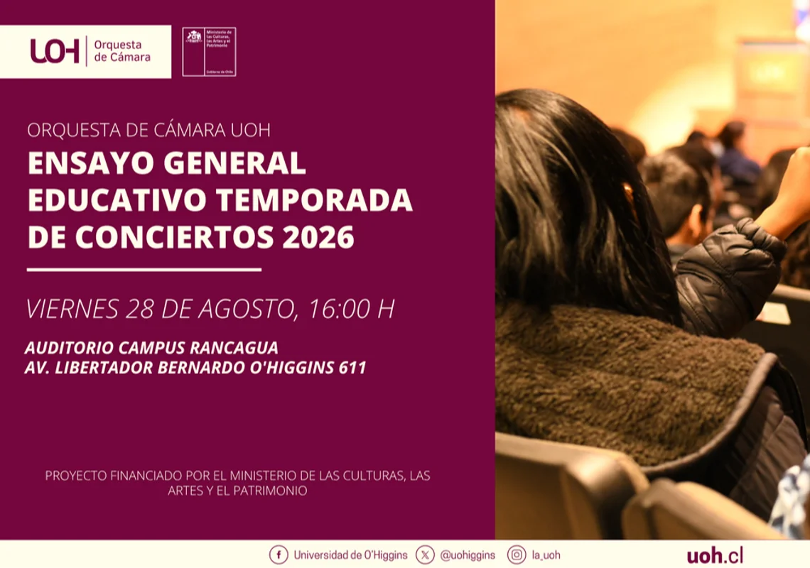 Ensayo Educativo ''Música Contemporánea'' Orquesta de Cámara UOH