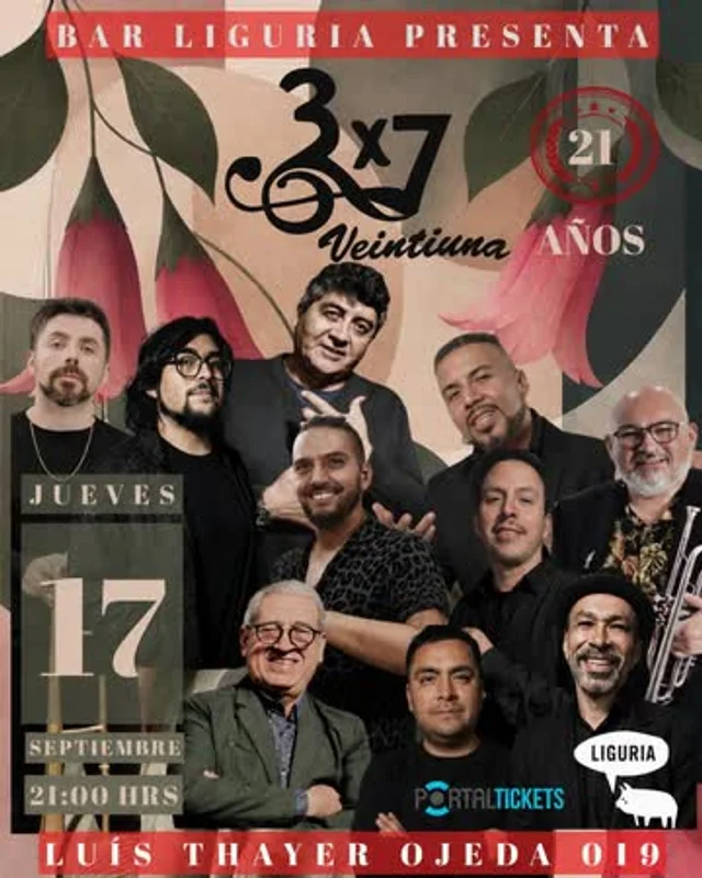 Los 21 De Los 3x7 Veintiuna En Bar Liguria