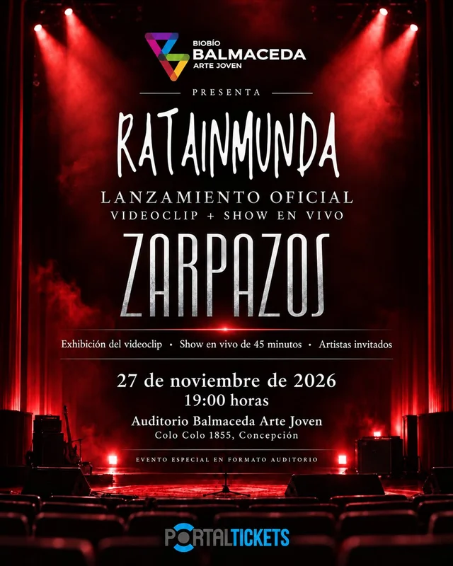 Ratainmunda: Lanzamiento Video Zarpazos En Balmaceda Arte Joven, Concepción