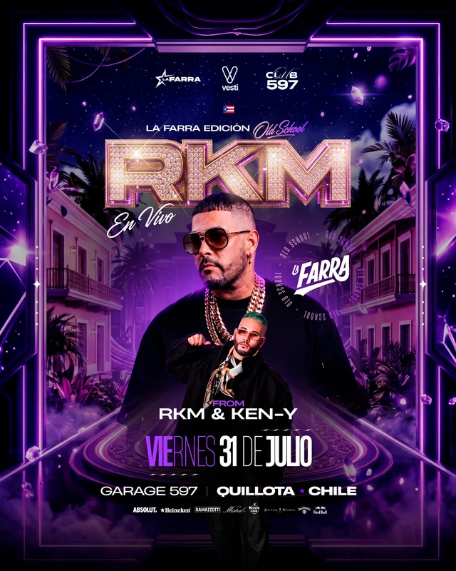 Rkm 🇵🇷 Rkm & Ken-Y En Vivo “La Farra”