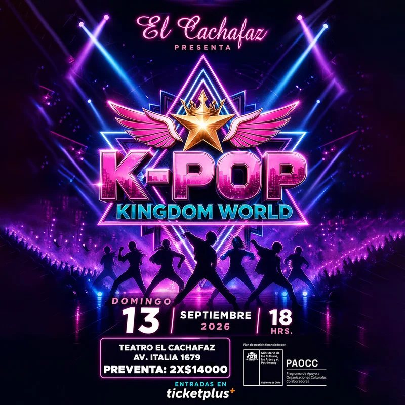 Ciclo de Danza-Kpop Kingdom World-Domigo 13 de Septiembre 18 hrs