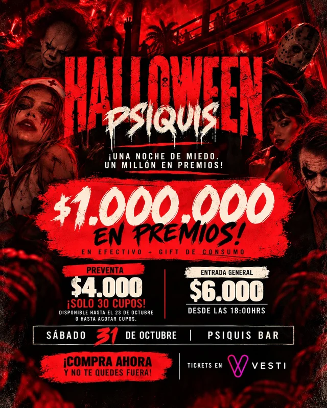 Halloween en PSIQUIS BAR
