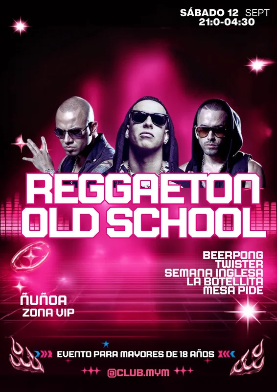 Fiesta Reggaeton Old School🪩✨