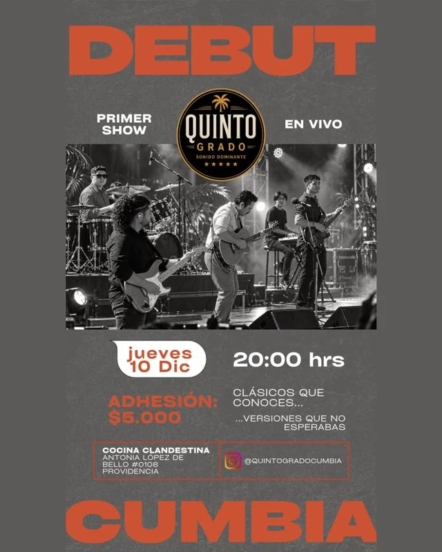 Quinto Grado ⚡ En Vivo En Cocina Clandestina