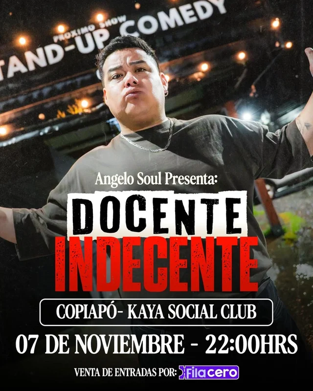 Docente Indecente - Angelo Soul en Kaya Social Club