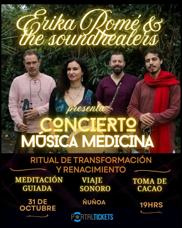 Erika Romé & The Soundhealers Concierto Ritual Y Viaje Sonoro En Casona De Artes Y Oficios