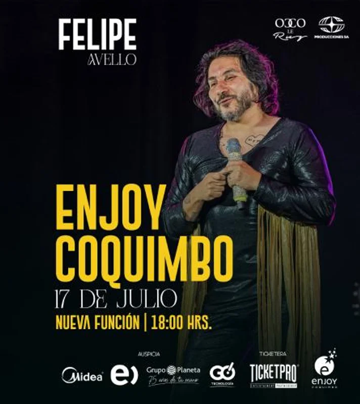 Felipe Avello Coquimbo - 17 Julio 18:00 Hrs