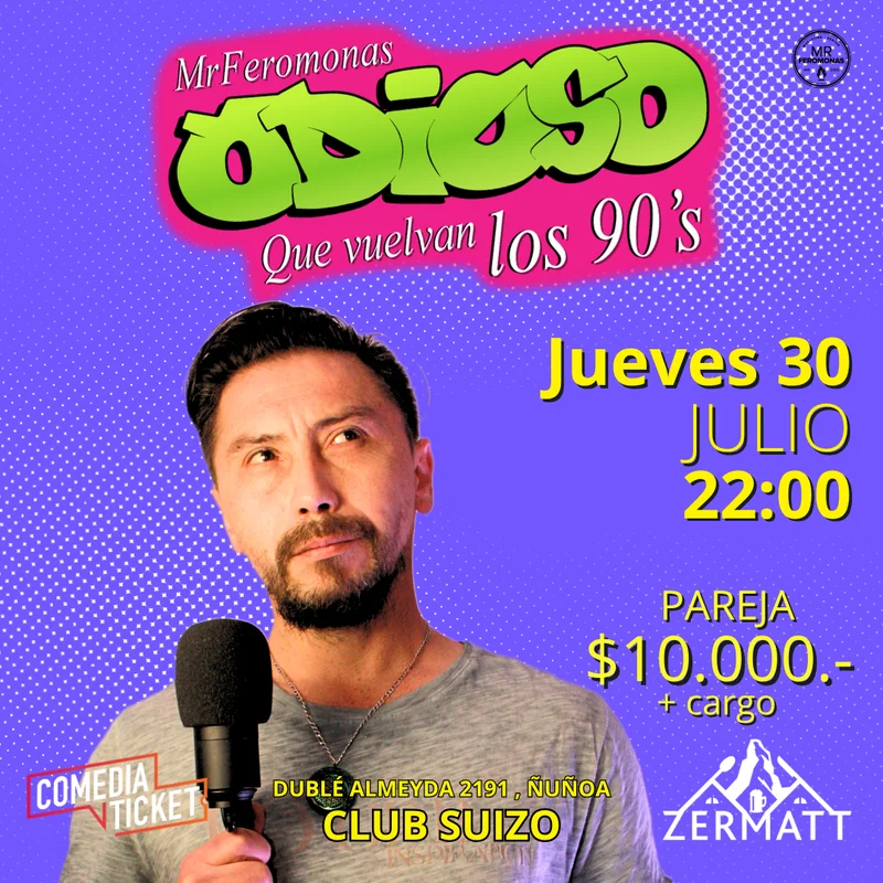 Odioso!!! Que vuelvan los 90s con MrFeromonas - Stand Up Comedy