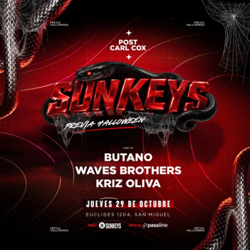 🔥🐍 Sunkeys 🔥🐍 ~ Post Carl Cox