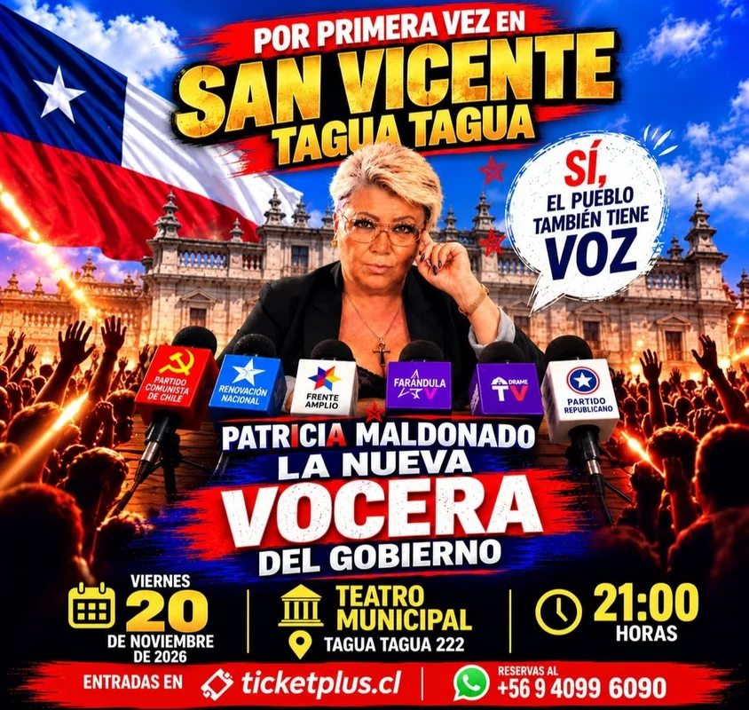 LA NUEVA VOCERA DE GOBIERNO PATRICIA MALDONADO - San Vicente Tagua Tagua