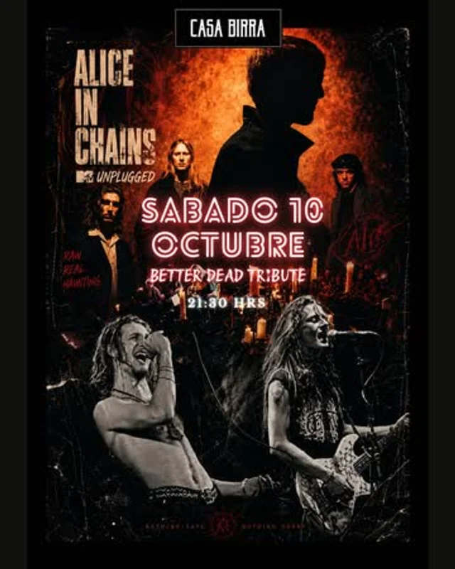 Tributo A Alice In Chains Unplugged En Casa Birra, Temuco