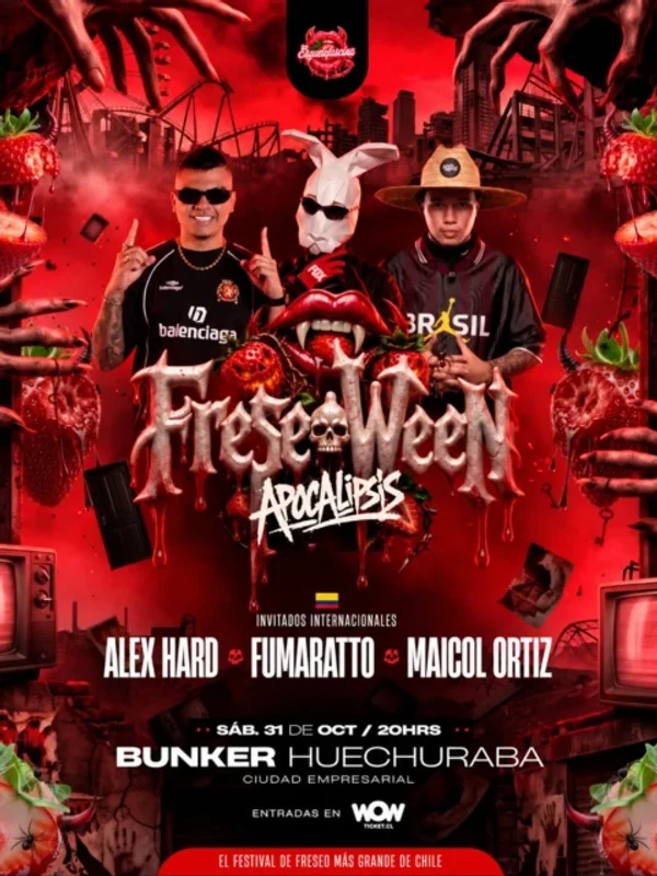 Freseoween Apocalipsis | 31 Octubre | Bunker Hechuraba