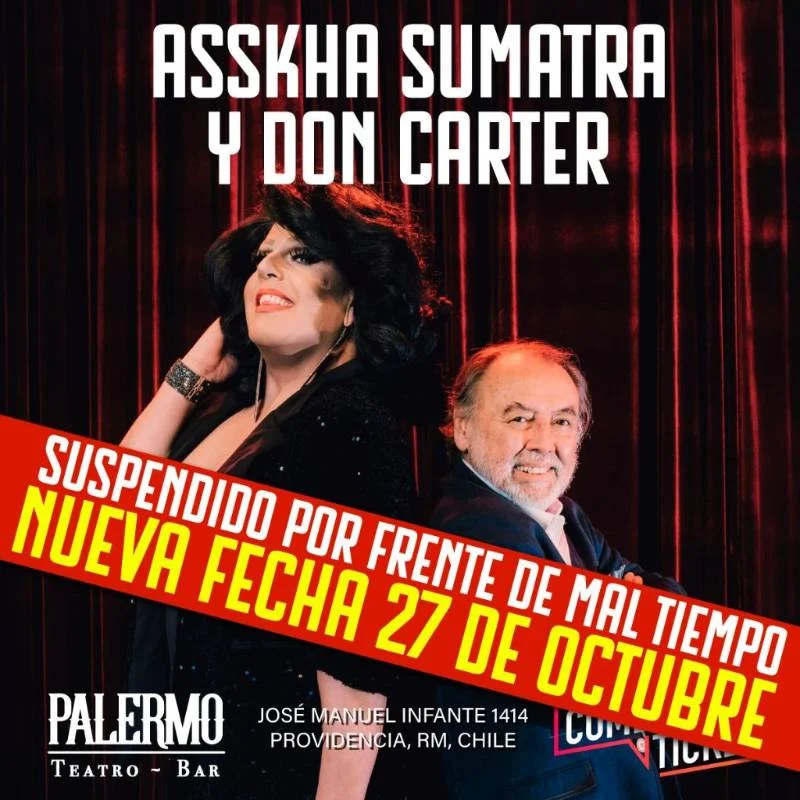 Don Carter y Asskha Sumathra en Palermo Teatro Bar