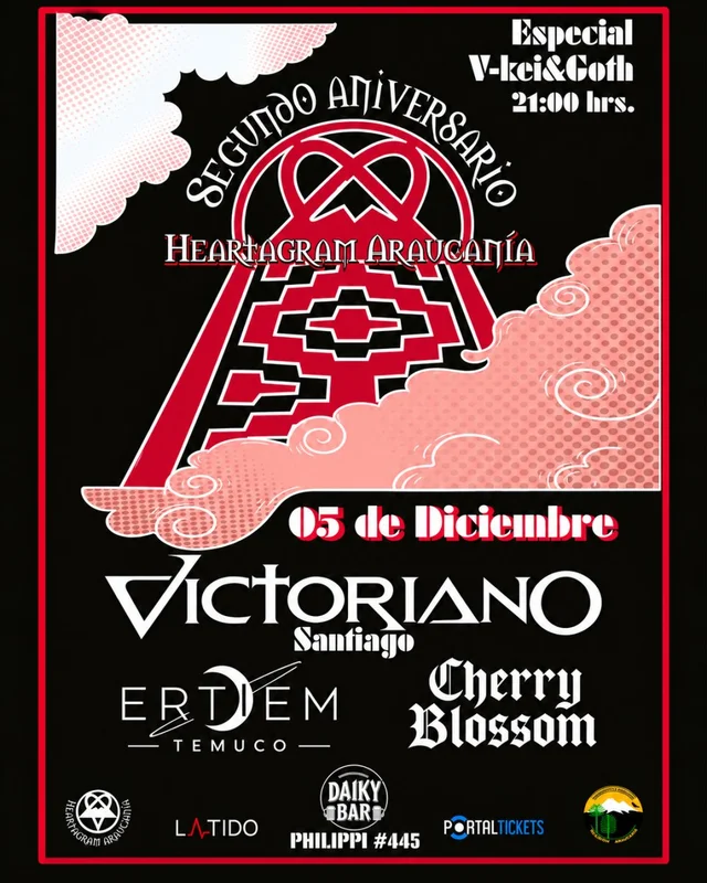 Aniversario: Heartagram Araucanía En Daiky Bar, Temuco