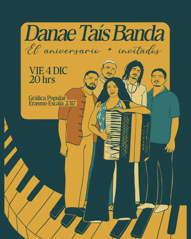 Danae Taís Banda El Aniversario En Gráfica Popular