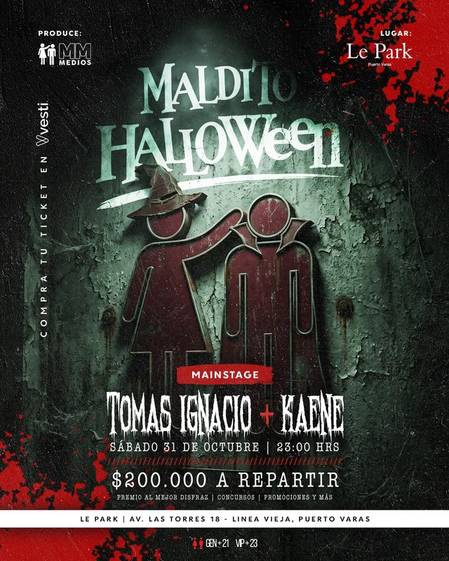 Maldito Halloween - Le Park Puerto Varas 2026