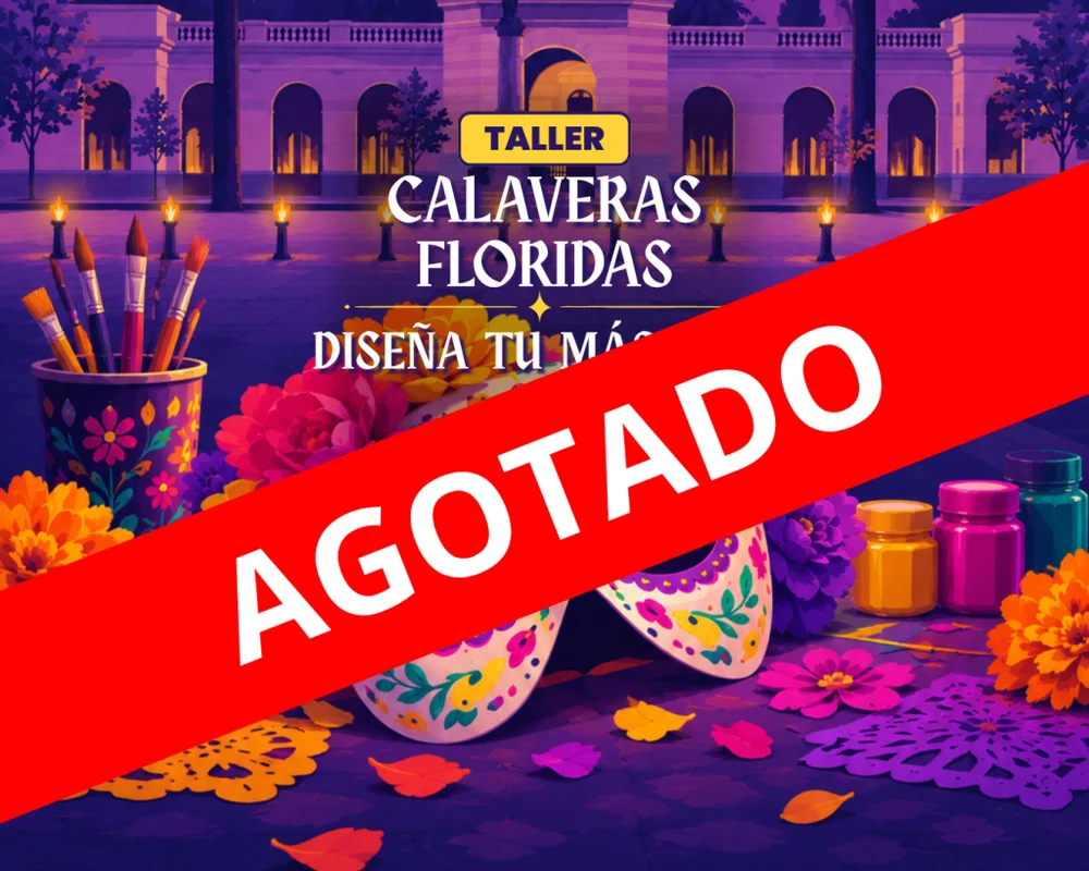 Calaveras floridas: diseña tu máscara