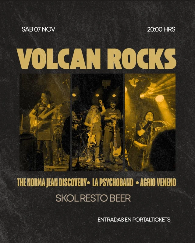 Volcán Rocks En Skol Resto Beer, Villarrica
