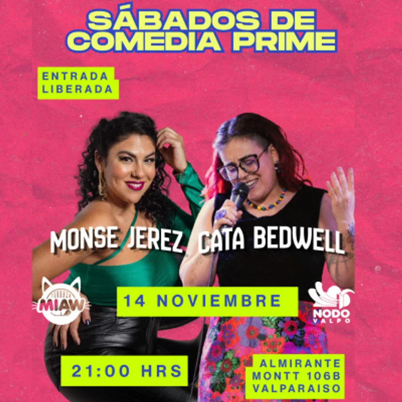 Monse Jerez y Cata Bedwell en Valpo