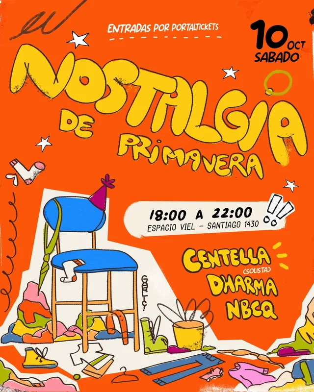 Nostalgia De Primavera: Centella, Dharma Y Nbcq En Espacio Viel