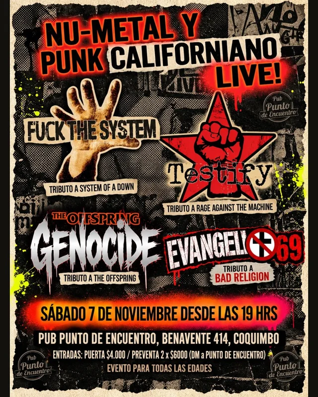 Nu-Metal & Punk En Punto De Encuentro, Coquimbo