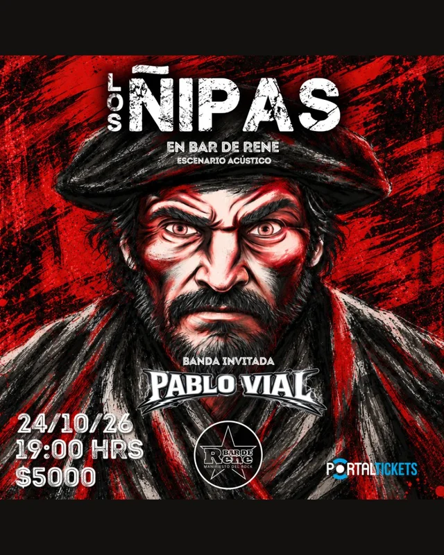 Los Ñipas + Pablo Vial Banda En Bar De René