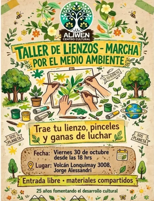 Taller de Lienzos - Marcha por el Medio Ambiente