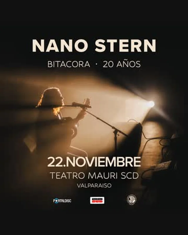 Nano Stern Bitácora: 20 Años, Teatro Mauri Scd Valparaiso