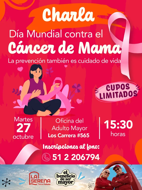 Charla Día Mundial contra el Cáncer de Mama