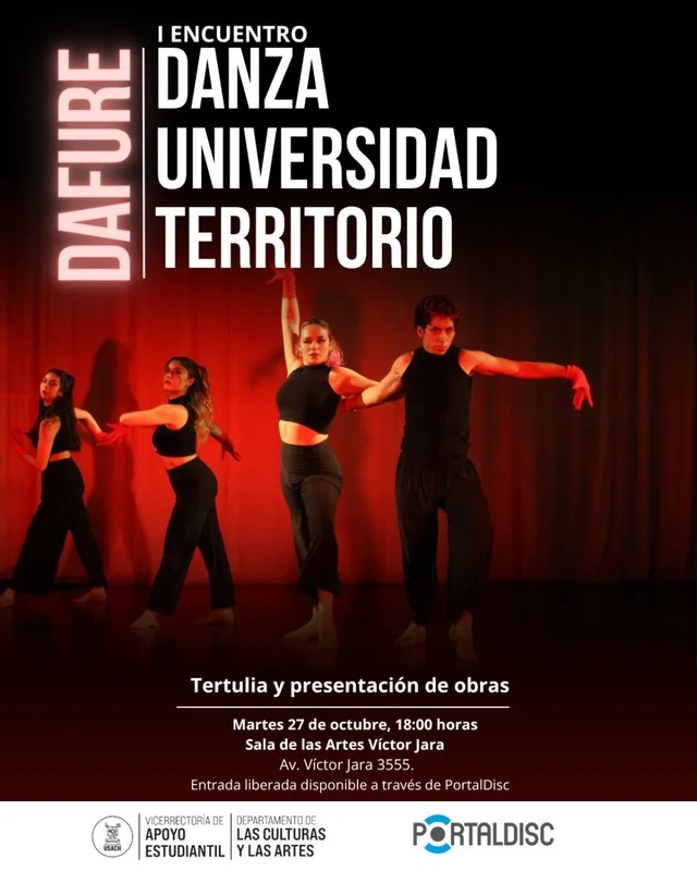I Encuentro Danza Universidad Territorio - Dafure USACH En Sala De Las Artes Víctor Jara