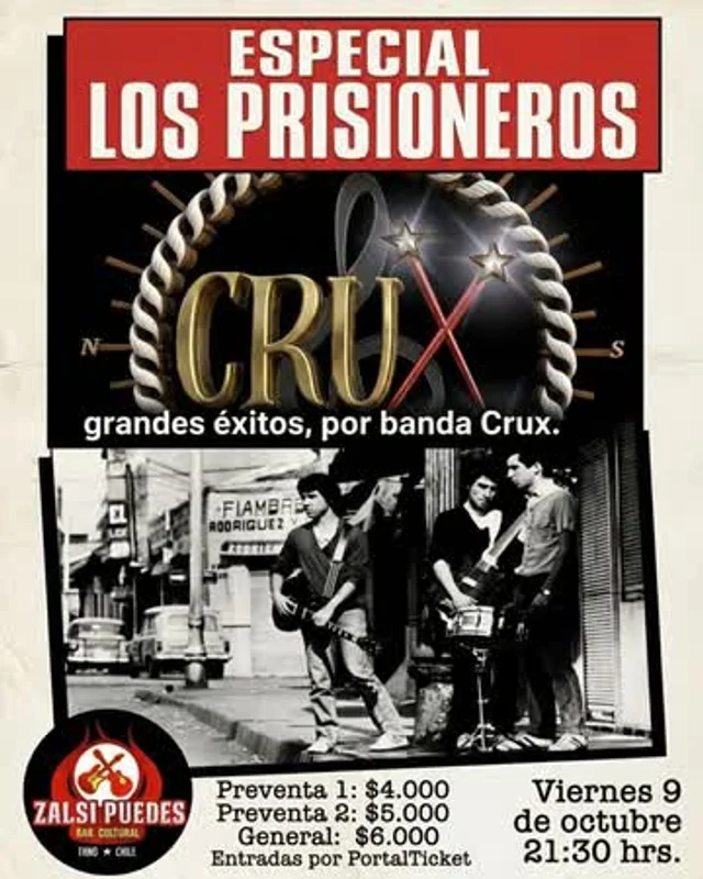Especial A Los Prisioneros Por: Crux En Zalsi Puedes, Talcahuano