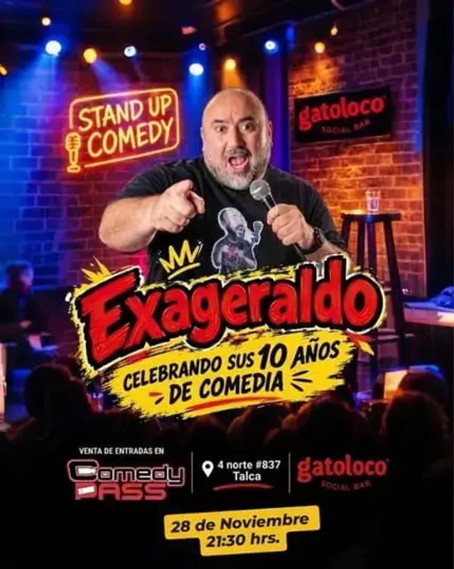 Exageraldo «Celebrando 10 Años De Comedia»