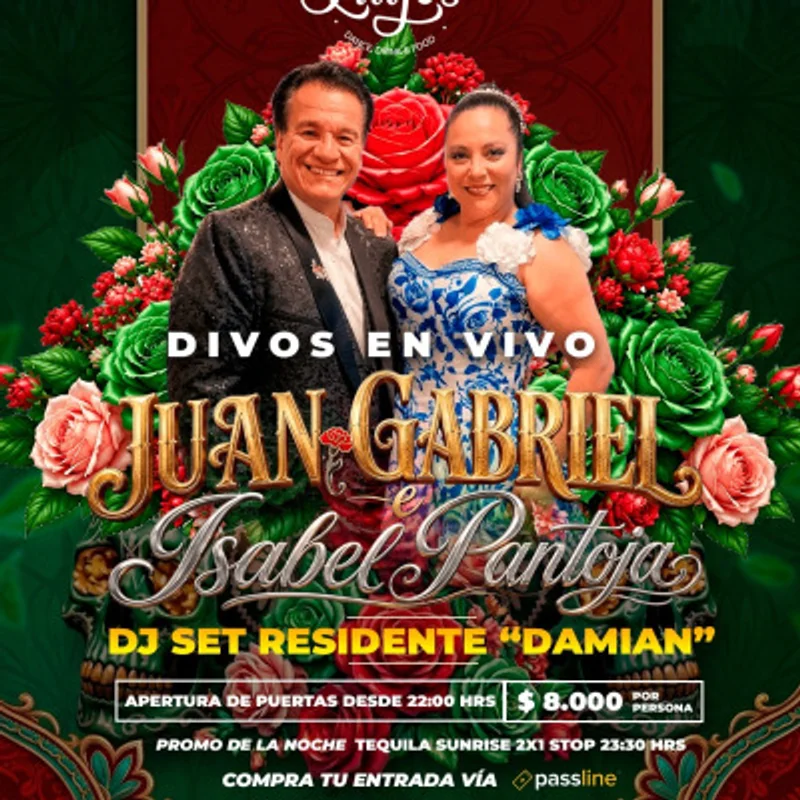 Tributo a Juan Gabriel e Isabel Pantoja divos en vivo