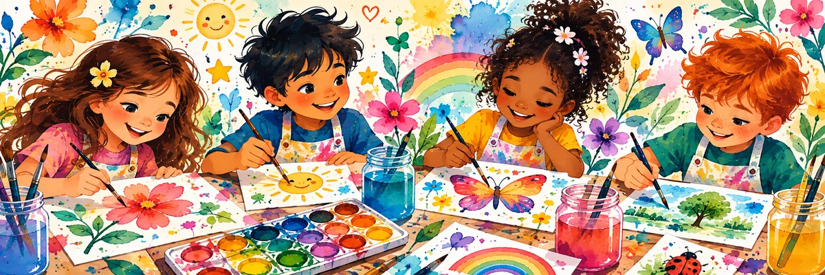 Acuarela niños