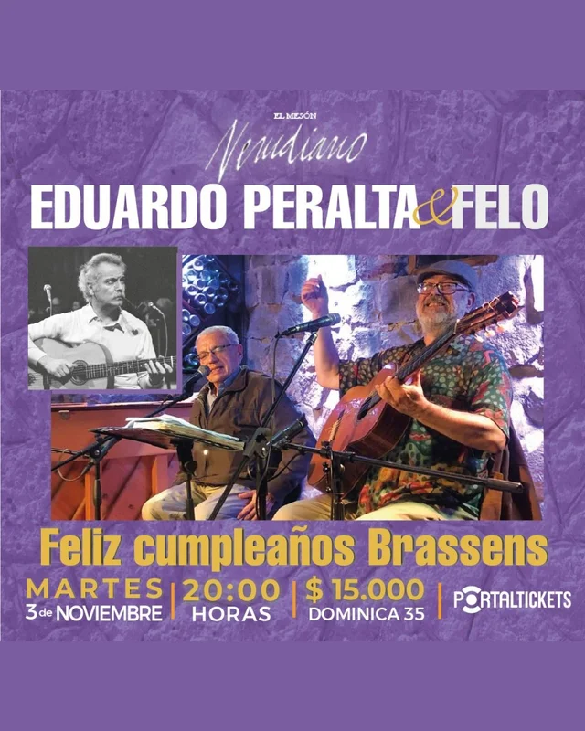 Eduardo Peralta + Felo En El Mesón Nerudiano