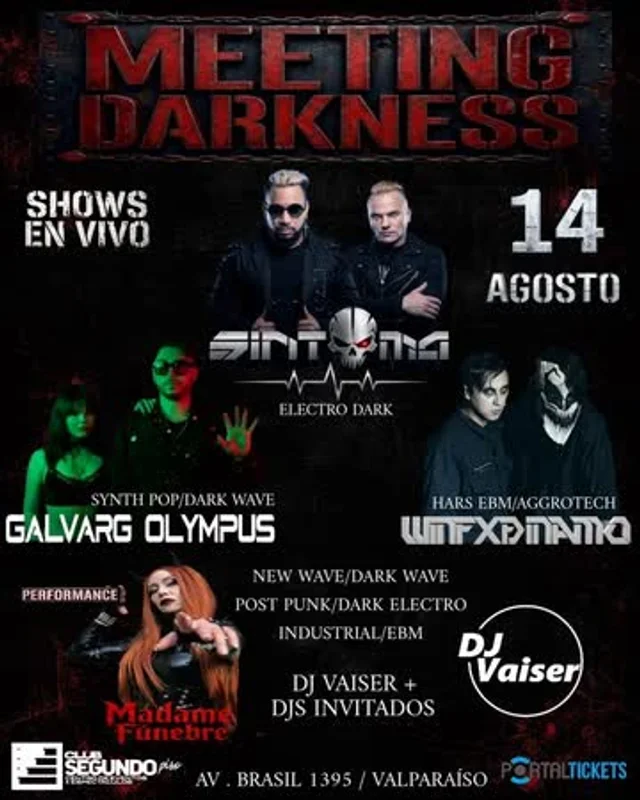 Meeting Darkness Live And Party En Club Segundo Piso, Valparaíso