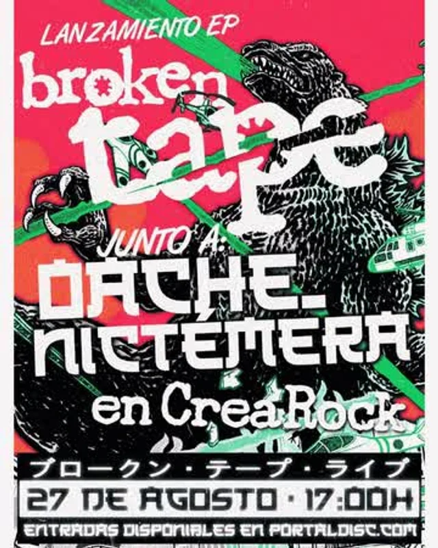 Lanzamiento Ep Broken Tape En Crearock